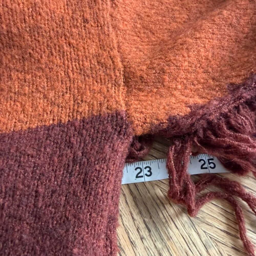 Dreamers Fringe Sweater S/M Cozy Boho Western Oversized Fall Knit - Picture 9 of 9